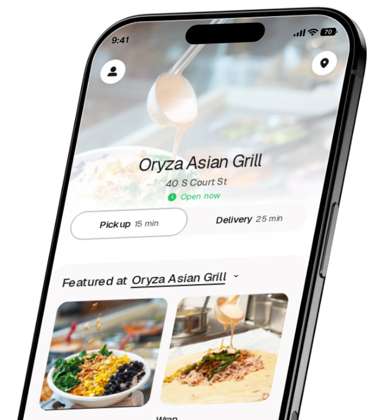 Oryza Asian Grill app preview
