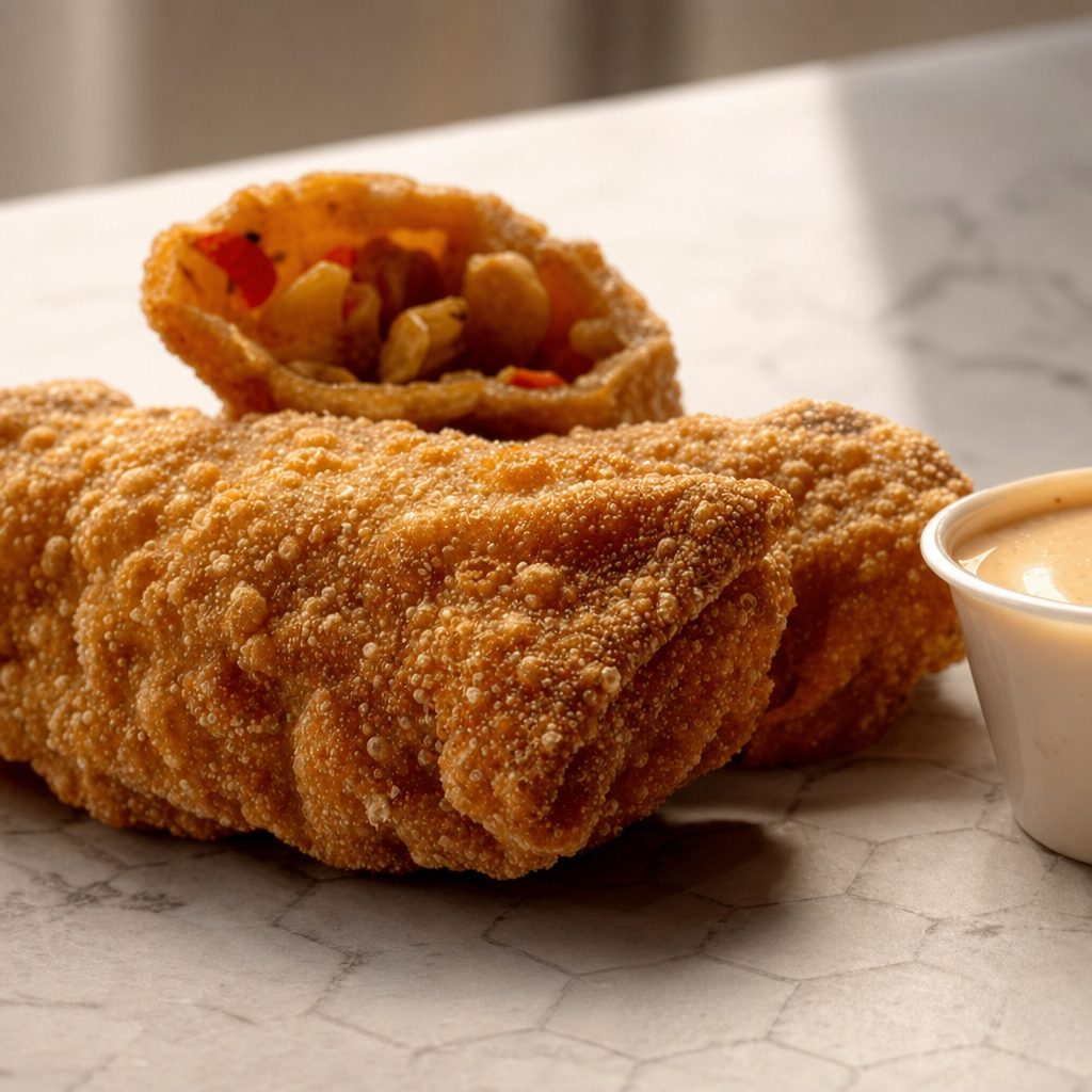 Two (2) Veggie Egg Rolls.